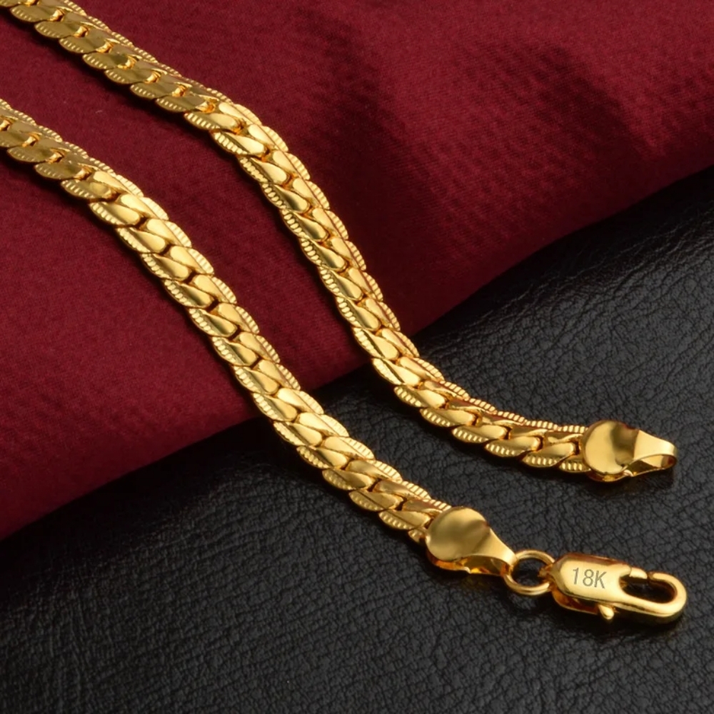 18k gold necklace 60cm - Picture 7 of 9